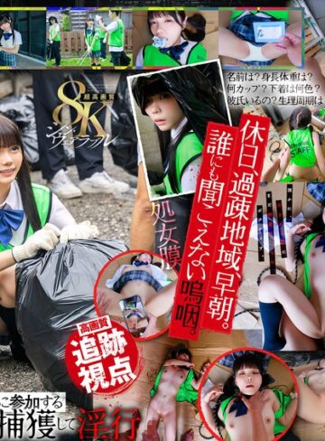 【FANZAのAV】【VR】【8K】【高画質 追跡視点】休日に地域のゴミ拾いに参加する心が綺麗な少女を捕獲して淫行｜13dsvr01681