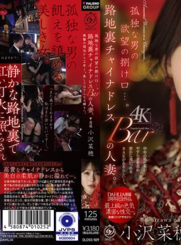 【FANZAのAV】孤独な男の欲望の捌け口…。路地裏チャイナドレスBARの人妻。衝撃の復活から2年ー。美しさはさらなる輝きへ。 小沢菜穂｜1dldss00509