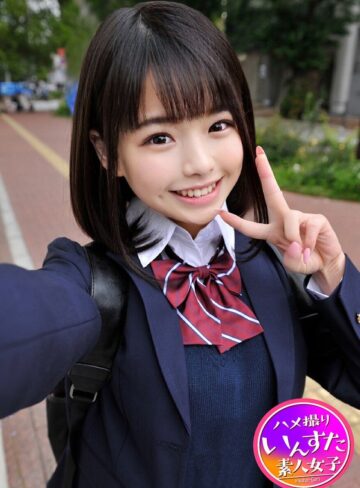 【FANZAのAV】上京Jりーなちゃん☆孕ませたい！この笑顔！避妊具穴あけ！アイドル顔の1年生の子宮にどぴゅどぴゅ気持ちいい中出し円光ハメ撮り種付ける♪｜h_1472instv00142